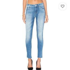 Mother The Looker Ankle Fray Jeans, Size 27
